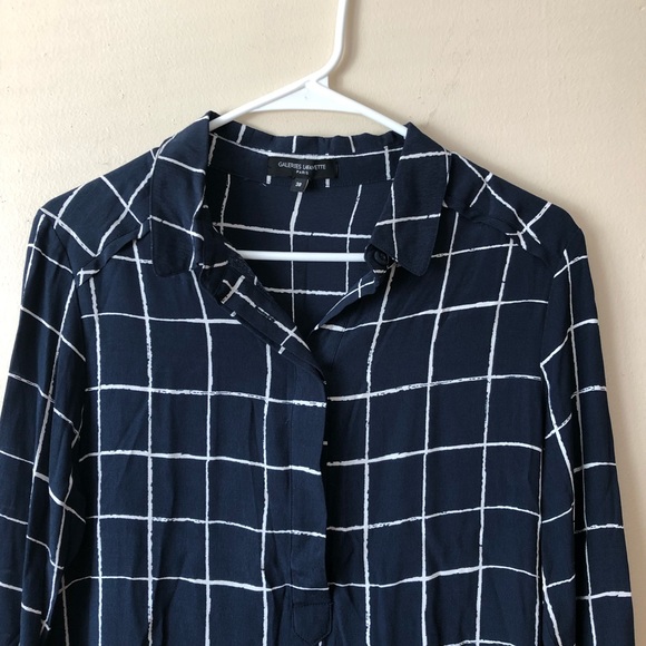 Galeries Lafayette women’s blue casual dress size 38 (US size 6) - Picture 2 of 8